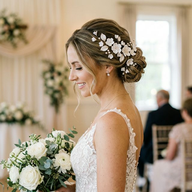 Peinados de Boda: Cómo integrar tu tocado con elegancia